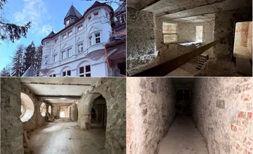 FOTO: Suterén Zámku Kunerad skrýval tajomné chodby, vznikne v ňom wellness. Ako bude vyzerať hlavné schodisko?