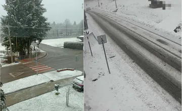 FOTO: Prekvapení obyvatelia na Kysuciach sa prebudili do bieleho rána, jar si tu dala nečakanú pauzu