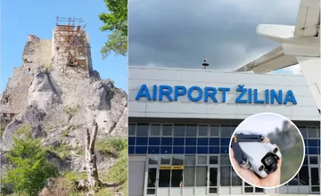 Nové pravidlá pre drony pri letisku Žilina. Hričovský hrad si už len tak nenatočíte