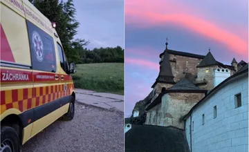Tragédia na Oravskom hrade: Starší muž vypadol z balkóna a zomrel, na prehliadke bol s manželkou