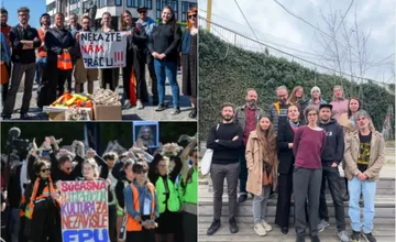 VIDEO: Po protestoch študentov v Žiline sa mobilizuje aj kultúrna obec, chystá sa do Bratislavy