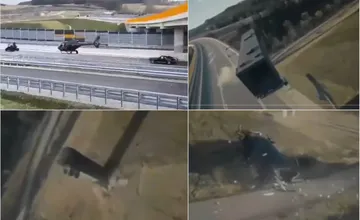VIDEO: Z diaľnice pri Žiline zhodili na zem kamión! Unikli exkluzívne zábery z natáčania filmu Matchbox