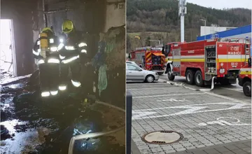 FOTO: V OC Klokan horela diskontná predajňa Woolworth. Zranil sa človek, škoda sa vyšplhala na 100-tisíc eur