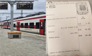 Z Vrútok do Žiliny vlakom za 45 eur. Toľko zaplatil pár, napriek tomu, že mal lístky. Na toto pozor!