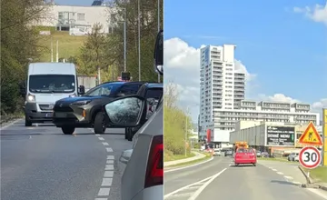 Na Vlčincoch začal dopravný chaos: Neoznačené vyfrézované diery, práce na ceste aj poškodené auto spôsobujú kolóny