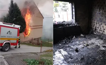FOTO: Ničivý požiar ich pripravil o domov. Rodina z Čierneho začala s obnovou, pomáha aj zbierka