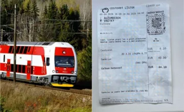 Študent, ktorý mal cestovať zadarmo, zaplatil vo vlaku z Ružomberku do Vrútok pokutu. Kto spravil chybu?