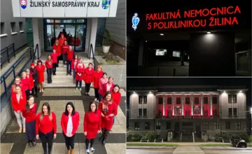 Budovy v Žilinskom kraji dnes svietia na červeno. Dôvod vás prekvapí, pridať sa môžete aj vy