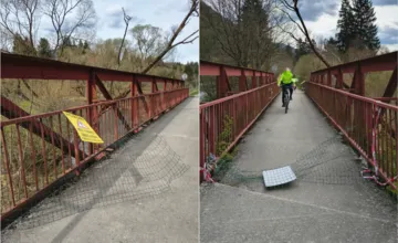 Mostu na Liptove hrozí zrútenie, preto ho uzavreli. Ľudia odstránili zábrany a riskujú životy pre pár minút