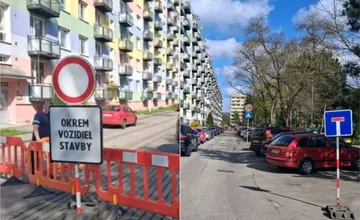 Dopravné obmedzenie na Vlčincoch potrvá dva mesiace. Ako jazdiť cez jednosmerku a ako parkovať?