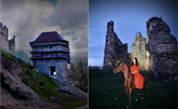 FOTO: Už o pár dní ožije po zotmení hrad Sklabiňa. Odhalí príbehy, ktoré bežne nepočuť, má to jedinú podmienku