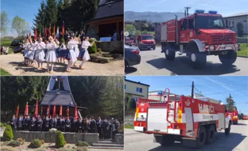 VIDEO: Hasiči v Trnovom oslávili 100 rokov. Obcou prešla spanilá jazda hasičských vozidiel 