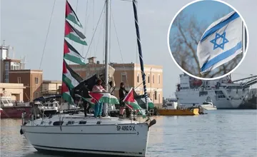 Izrael zadržal flotilu smerujúcu do Pásma Gazy s humanitárnou pomocu, nachádzať sa na nej mal aj Slovák