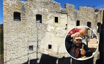 FOTO: Obnova hradu Likava pokračuje ďalšou etapou. Každé okno, kľučku aj záves vyrábajú ručne