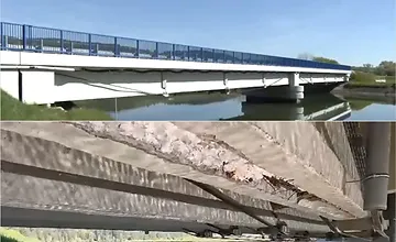 FOTO: Po oprave za dva milióny je most pri Bytči znovu v kritickom stave