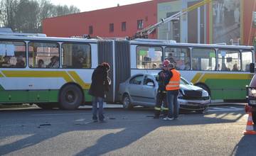 Dopravná nehoda na Košickej v nedeľu 9.marca 2014