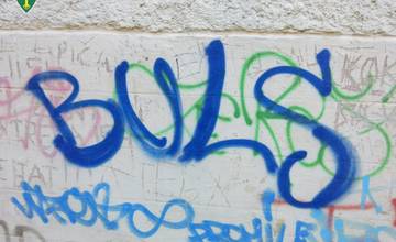 Poškodzovanie fasády objektov maľovaním grafitov