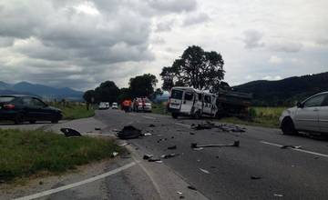 Vážna dopravná nehoda pri obci Krasňany