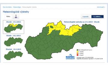 Žilinu čakajú silné mrazy, pozrite si výstrahu SHMÚ