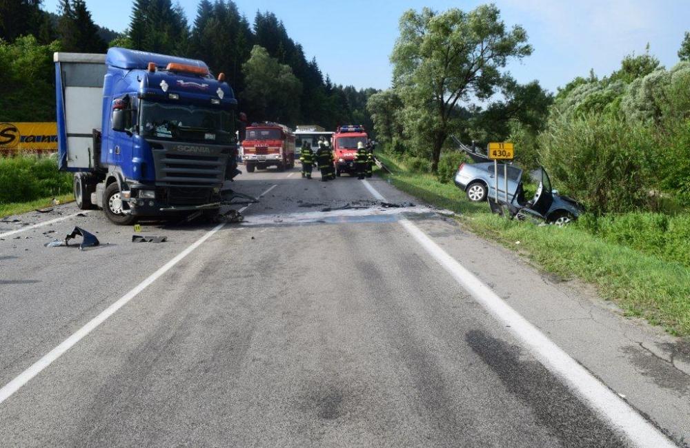 Dopravná nehoda Kysucký Lieskovec 06/2015, foto 3