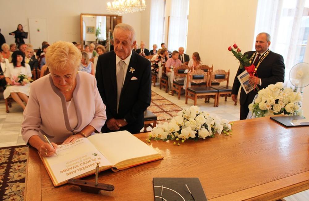 Zlatá svadba na Radnici mesta Žilina, foto 1