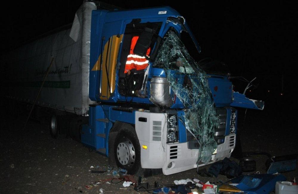 Zrážka dvoch kamiónov pri Martine 28.8.2015, foto 3