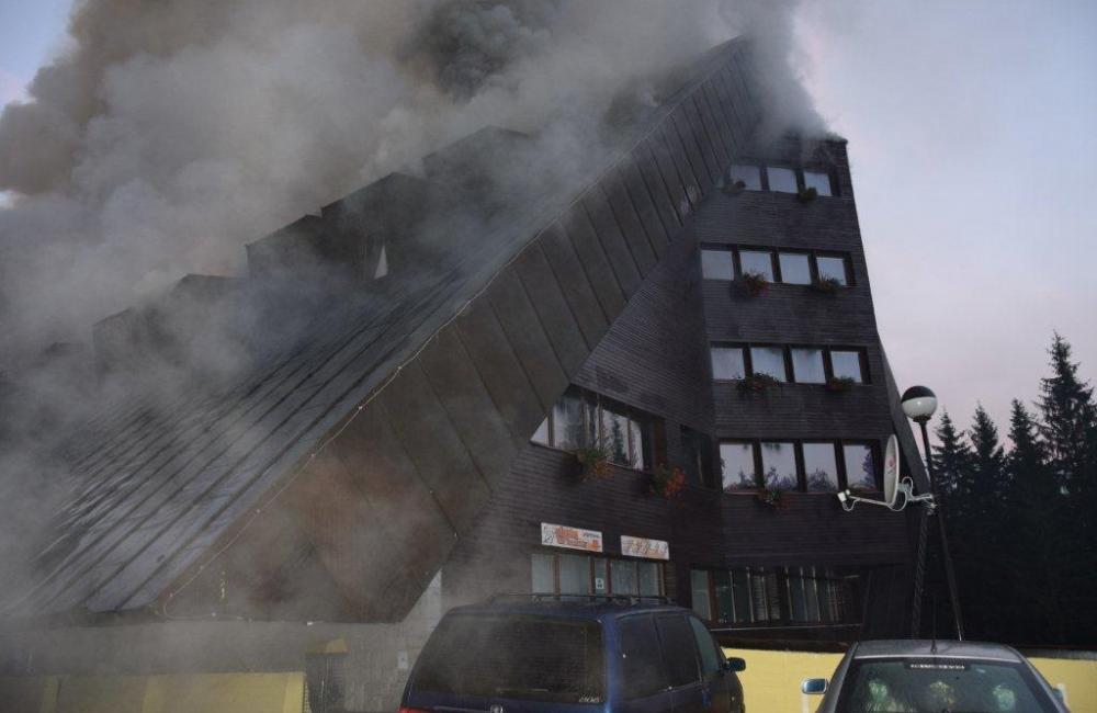 Požiar v hoteli Junior Jasná vyšetruje polícia , foto 1