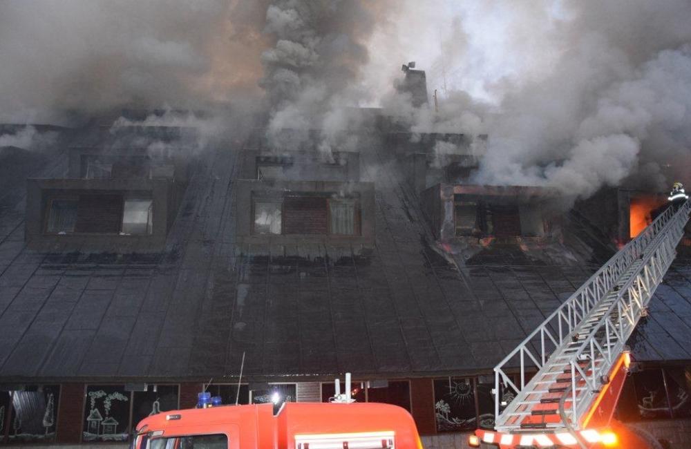 Požiar v hoteli Junior Jasná vyšetruje polícia , foto 3