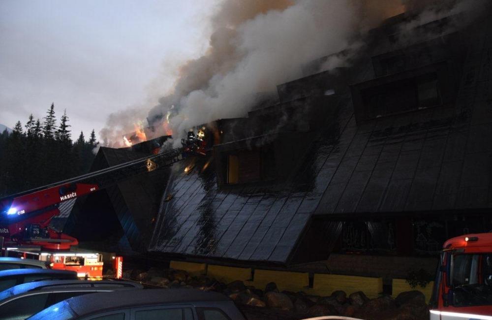 Požiar v hoteli Junior Jasná vyšetruje polícia , foto 4