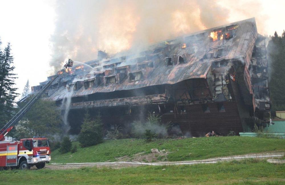 Požiar v hoteli Junior Jasná vyšetruje polícia , foto 6