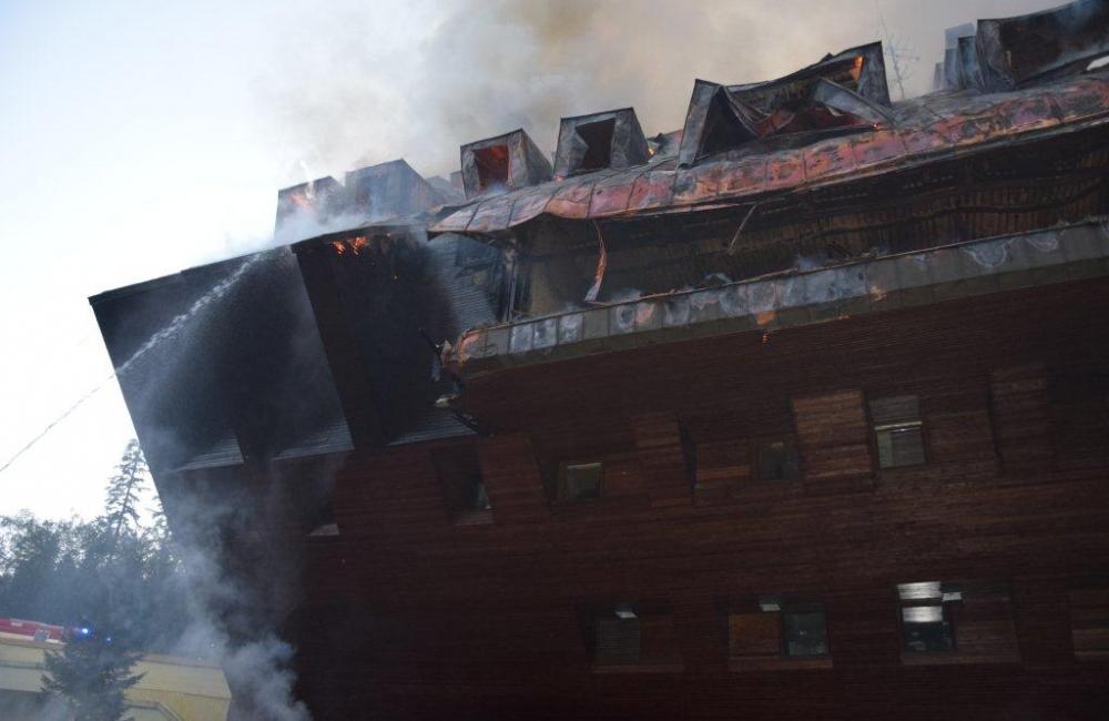 Požiar v hoteli Junior Jasná vyšetruje polícia , foto 7