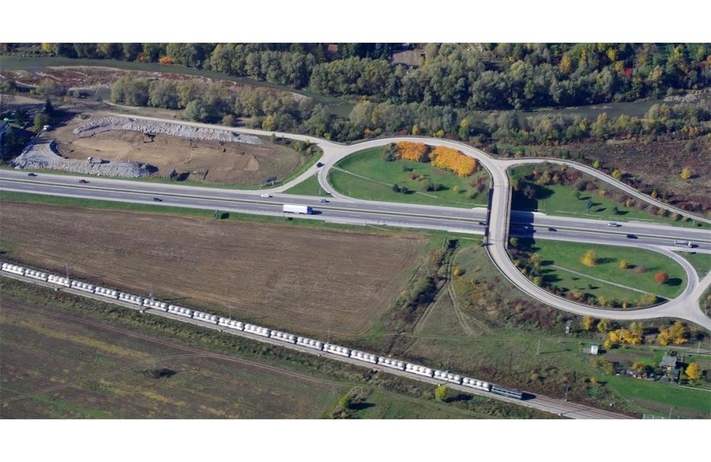 Letecké zábery z výstavby diaľnice D3 Žilina (Strážov) - Žilina (Brodno), foto 3