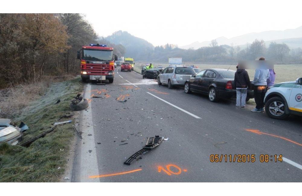 Dopravná nehoda 5.11.2015 Slnečné skaly, Poluvsie, foto 2