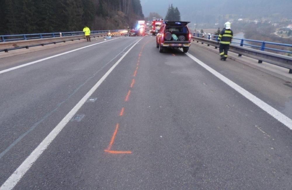 Dopravná nehoda Čadca, tunel Horelica - 15.12.2015, foto 1
