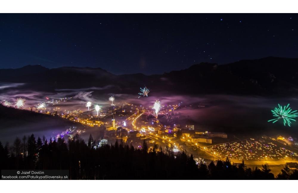 Novoročné ohňostroje v Terchovej 2016, foto 1