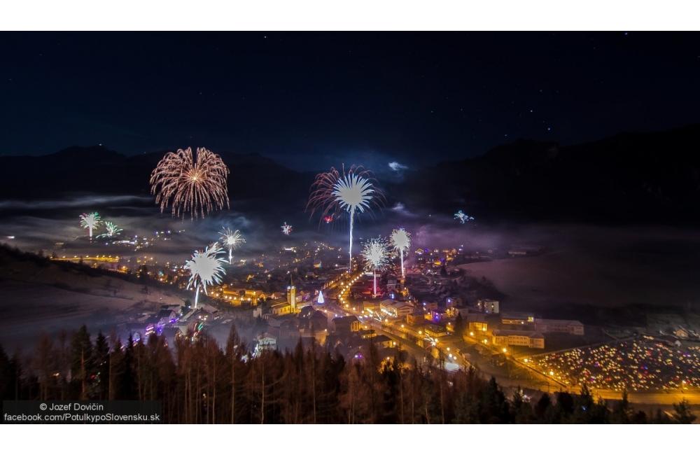 Novoročné ohňostroje v Terchovej 2016, foto 2
