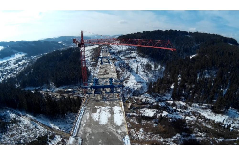 Najvyšší most na Slovensku je spojený - Most Valy 28.02.2016, foto 4