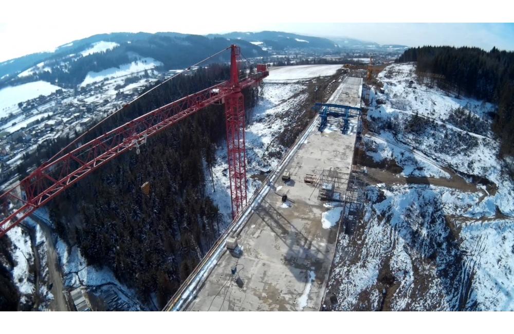 Najvyšší most na Slovensku je spojený - Most Valy 28.02.2016, foto 5