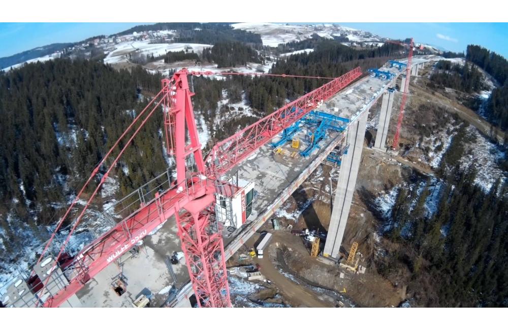 Najvyšší most na Slovensku je spojený - Most Valy 28.02.2016, foto 6