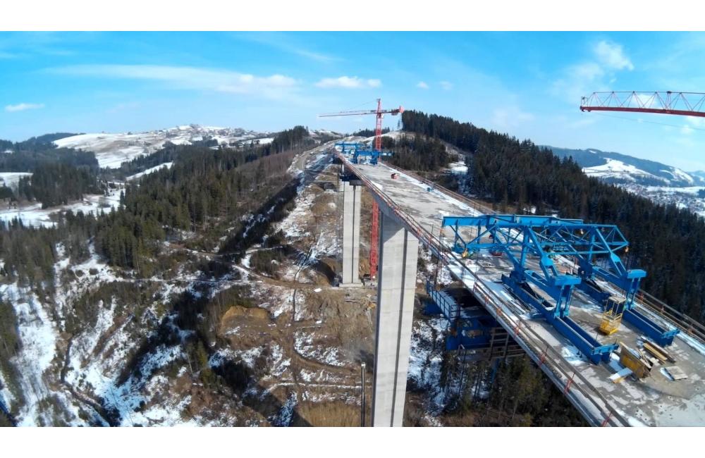 Najvyšší most na Slovensku je spojený - Most Valy 28.02.2016, foto 8