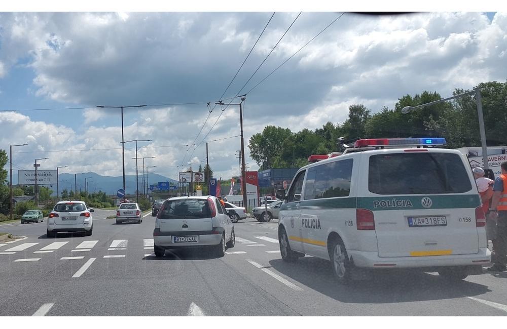 Dopravná nehoda na Košickej - 20.7.2016, foto 1