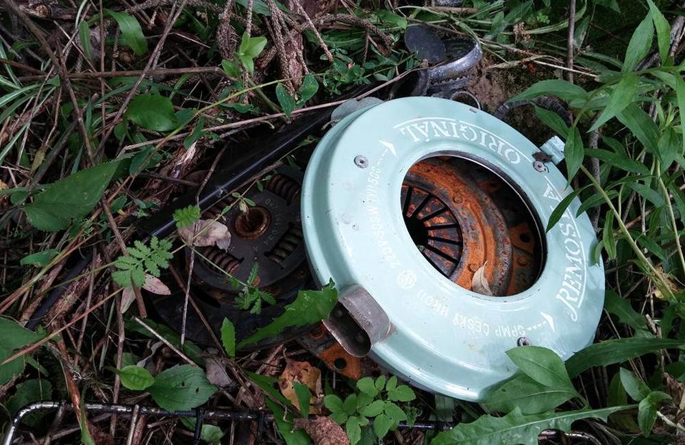 Elektroodpad v prírode v Trnovom, foto 1