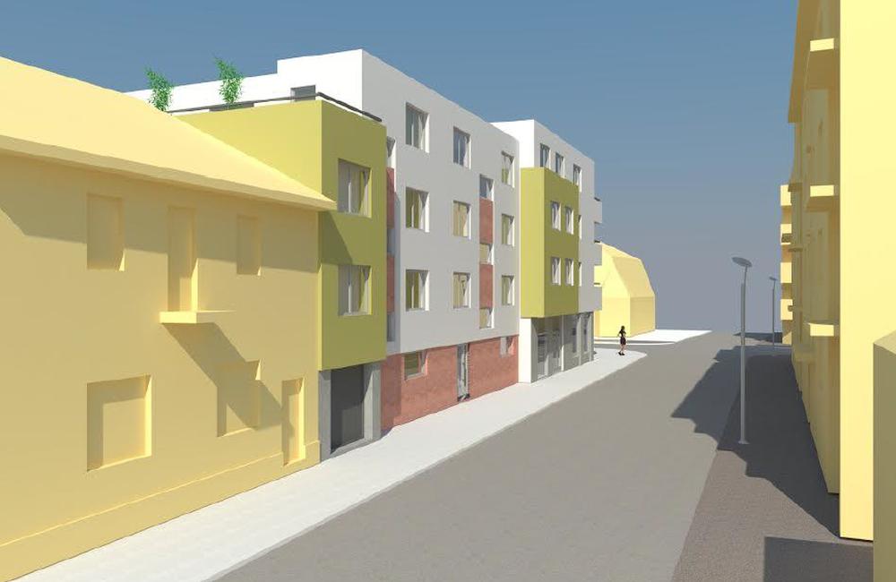 Vizualizácia výstavby nájomných bytov na Dlabačovej ulici, foto 3