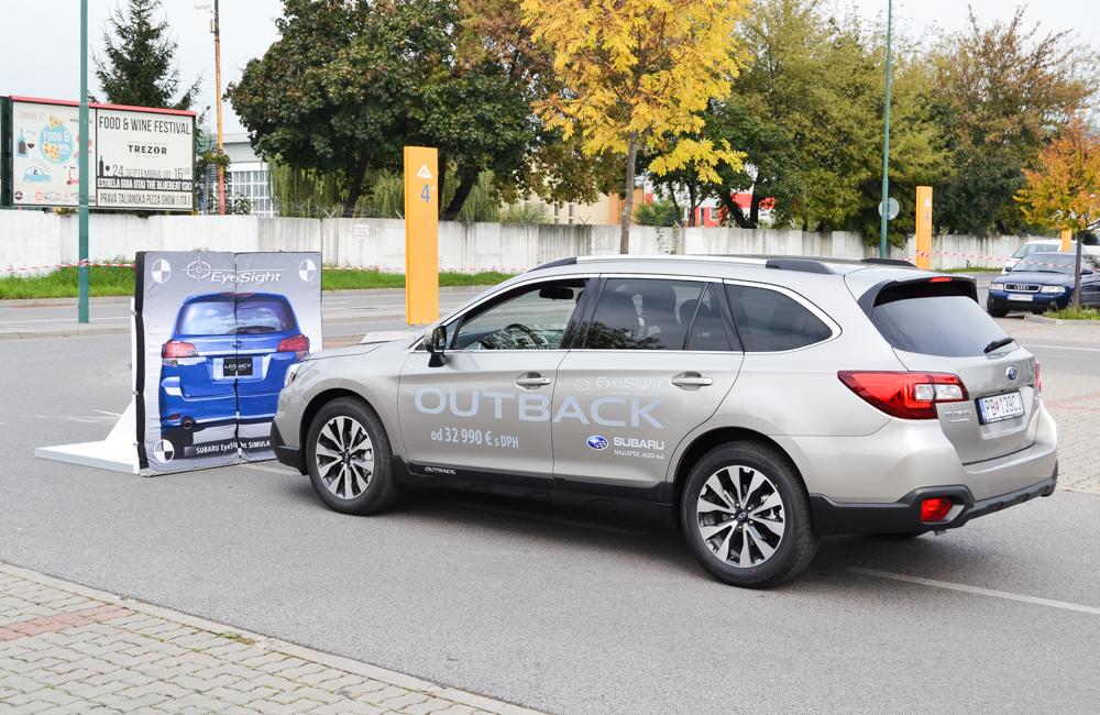 Test Subaru Eyesight na parkovisku pri OC Dubeň, foto 5