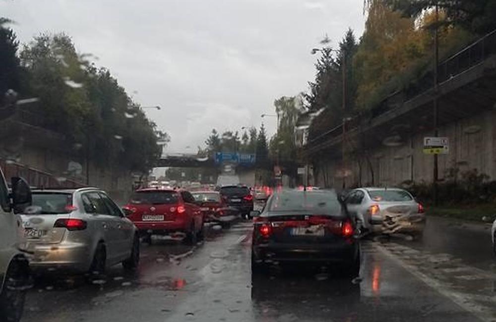 Kolaps dopravy v Žiline - 20.10.2016, foto 5