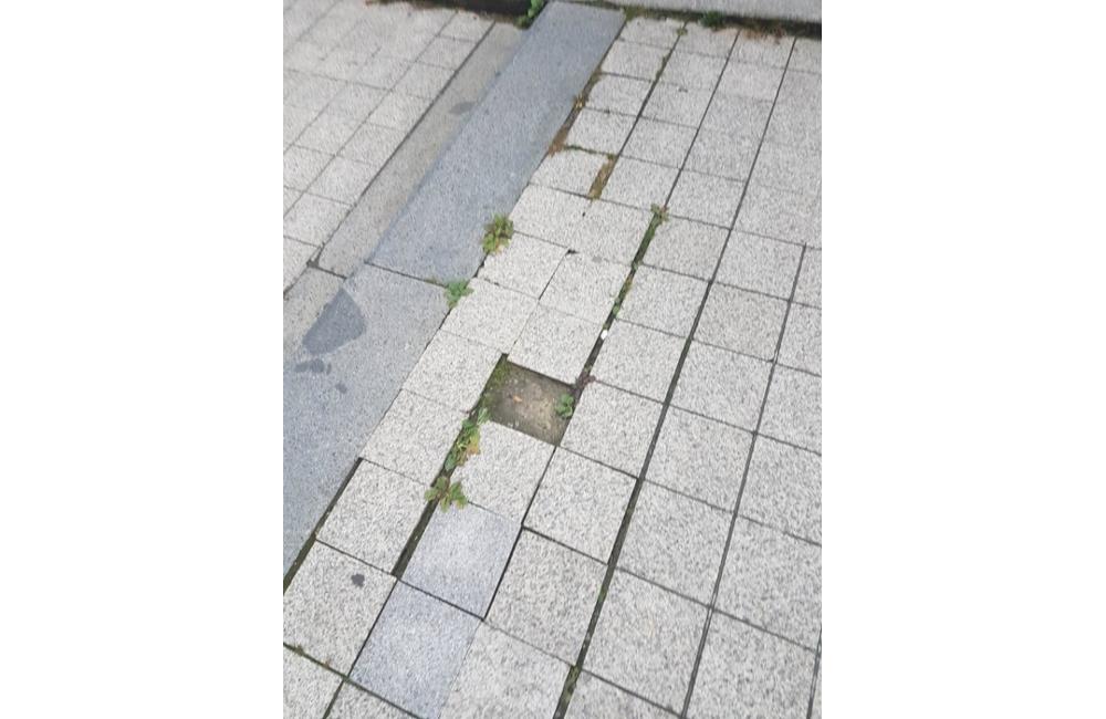 Stav dlažby Žilina centrum 21.10.2016, foto 1