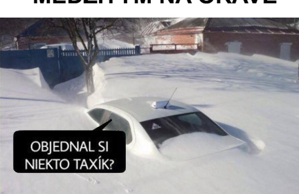 Internet vtipne reaguje na snehovú nádielku na Orave a na Kysuciach, foto 3