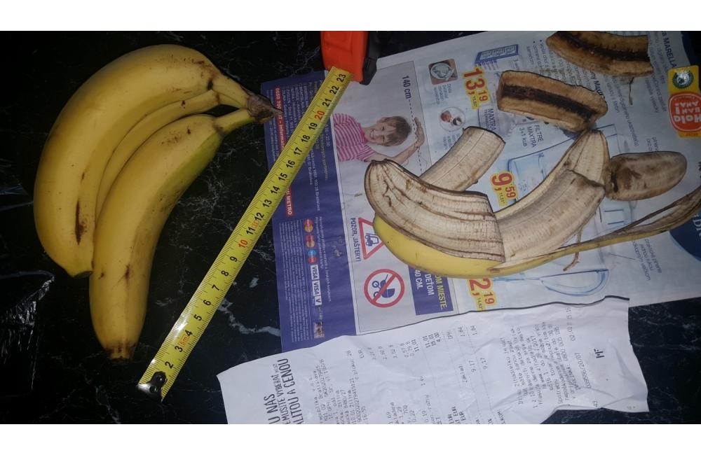 Banány so zúženou špičkou LIDL 2.2.2017, foto 2