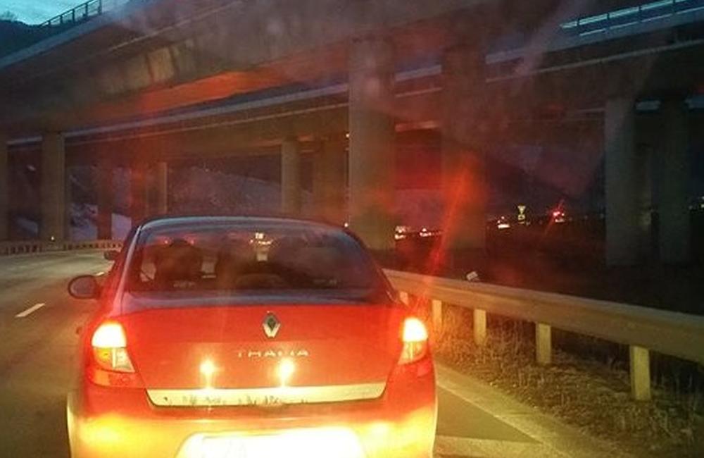 Dopravná nehoda Strečno - Dubná Skala - 12.2.2017, foto 2