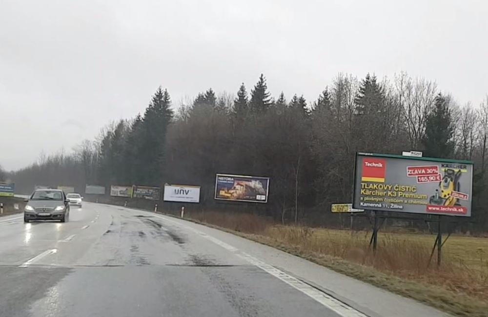 Reklamné nosiče na ceste Žilina - Mojšová Lúčka 18.3.2017, foto 6